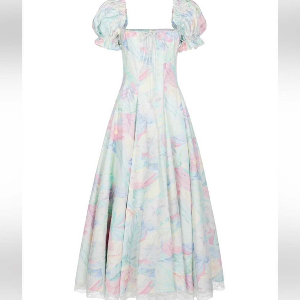 Selkie Garden Party dress in Honeymoon